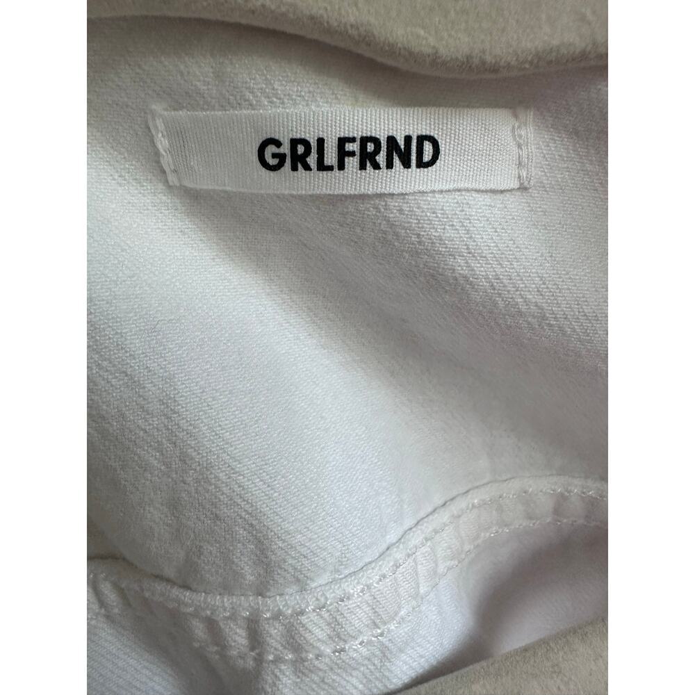 GRLFRND Renata Romper in Flashback White Denim XS - Picture 5 of 6